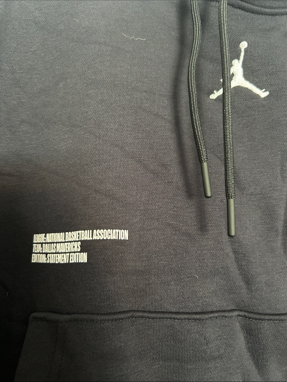 Jordan Brand Dallas Mavericks Authentic Statement Edition Cropped Hoodie - Picture 3 of 5
